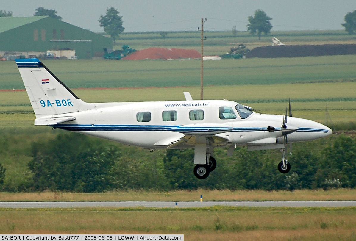 9A-BOR, Piper PA-31T1-500 Cheyenne IA C/N 31T-8004011, Delic Air