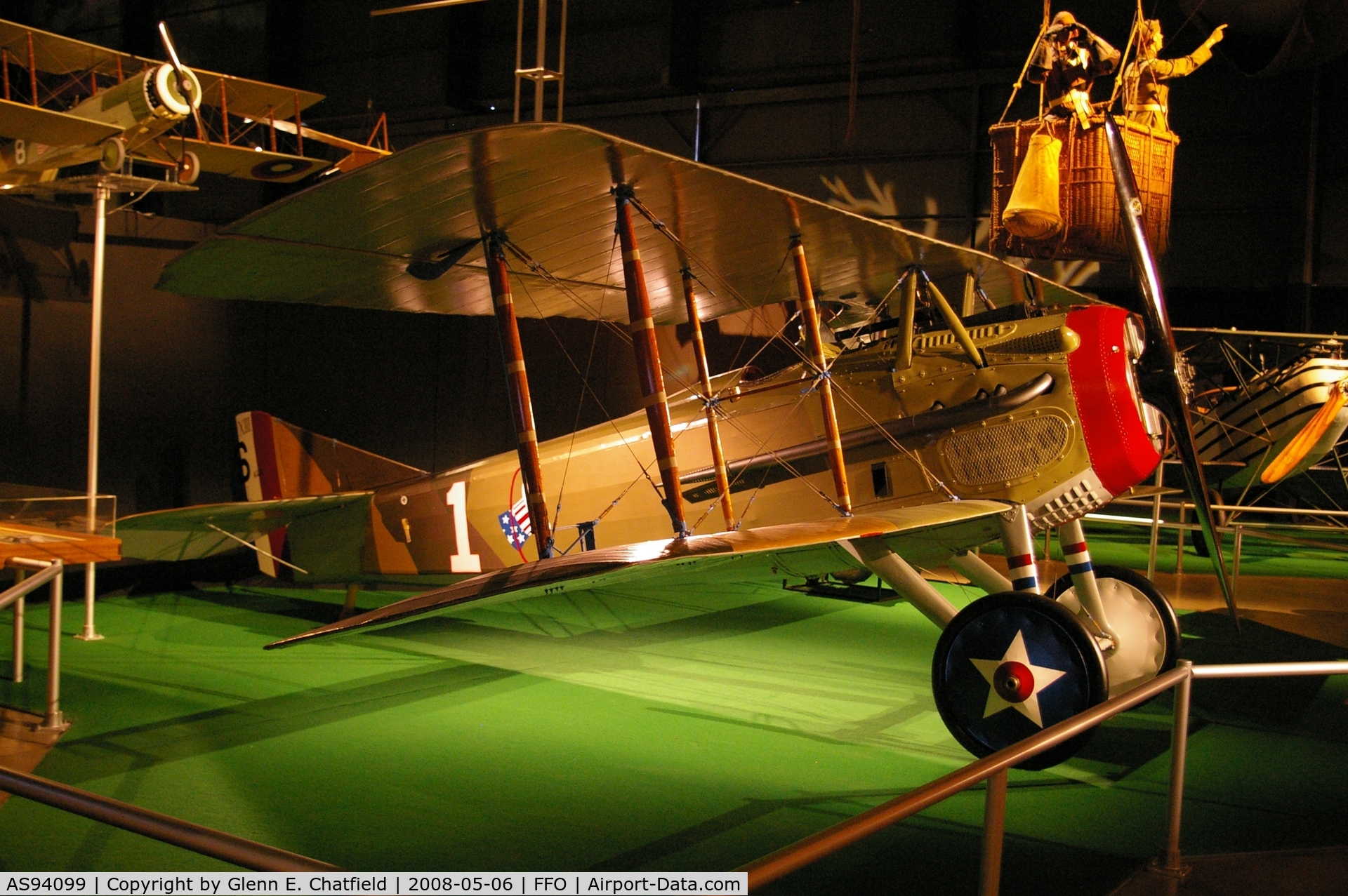 AS94099, SPAD S-VII C/N Not found AS94099, Displayed at the National Museum of the U.S. Air Force