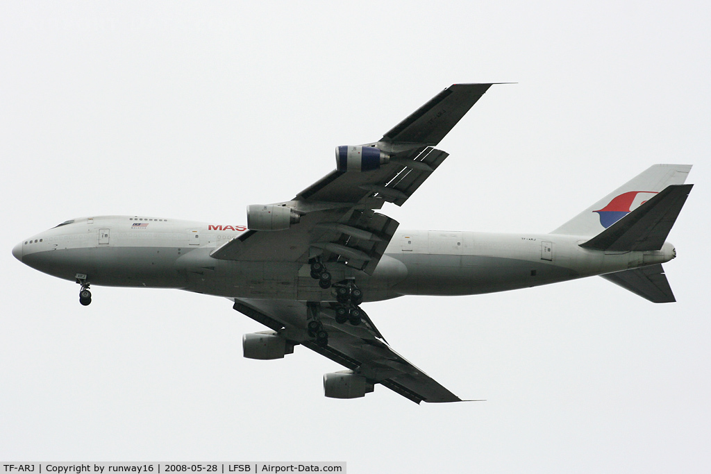 TF-ARJ, 1987 Boeing 747-236SF C/N 23735, MASKargo inbound from Amsterdam