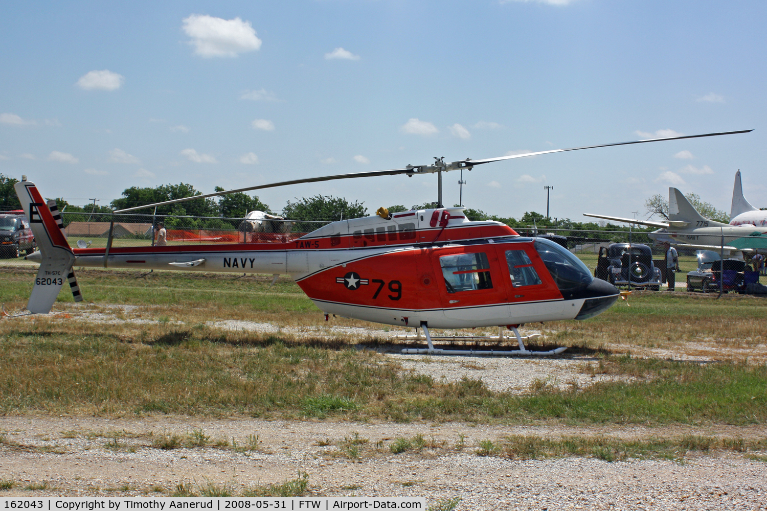 162043, Bell TH-57C Sea Ranger C/N 3724, Bell TH-57C Sea Ranger, Cowtown Warbird Roundup 2008, BuNo 162043