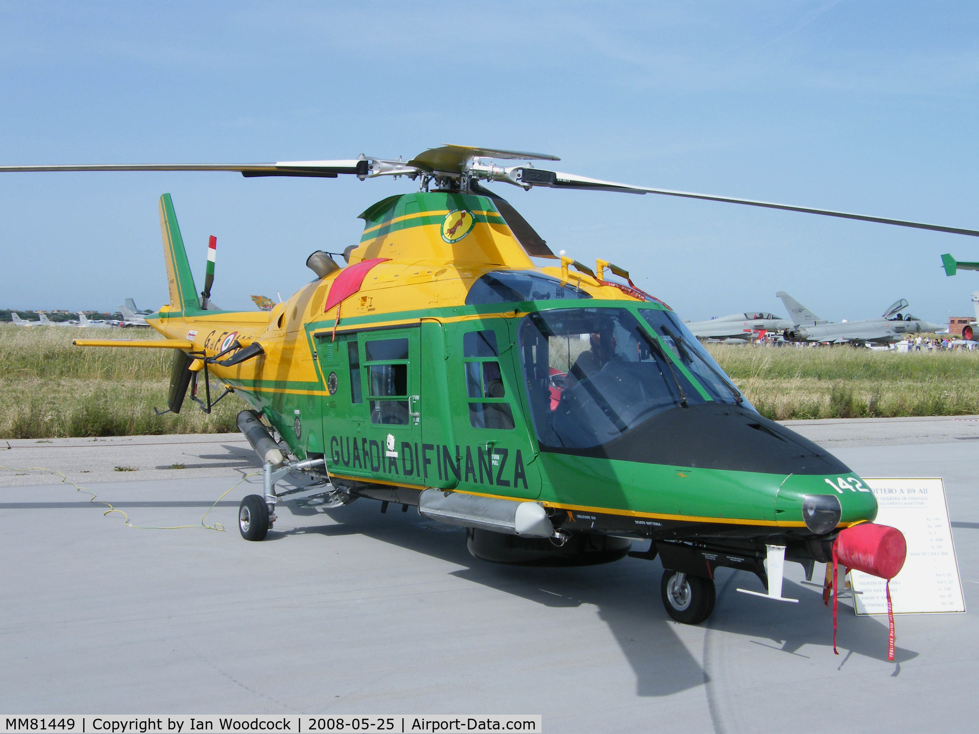 MM81449, Agusta A-109A-2 C/N 7450, Agusta A-109/Guardia di Finanza/Practica di Mare