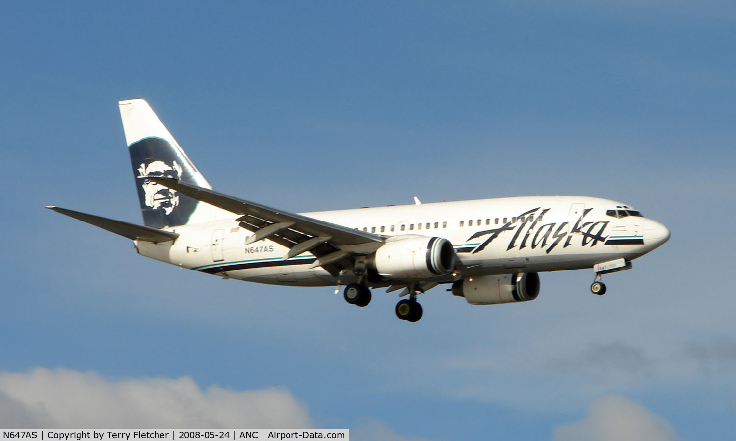 N647AS, 2003 Boeing 737-790 C/N 33012, Alaska Airlines B737 at Anchorage