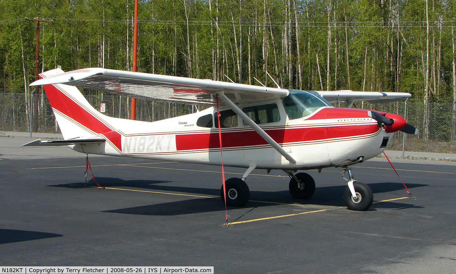 N182KT, 1960 Cessna 182C Skylane C/N 52854, Cessna 182C at Wasilla Airport