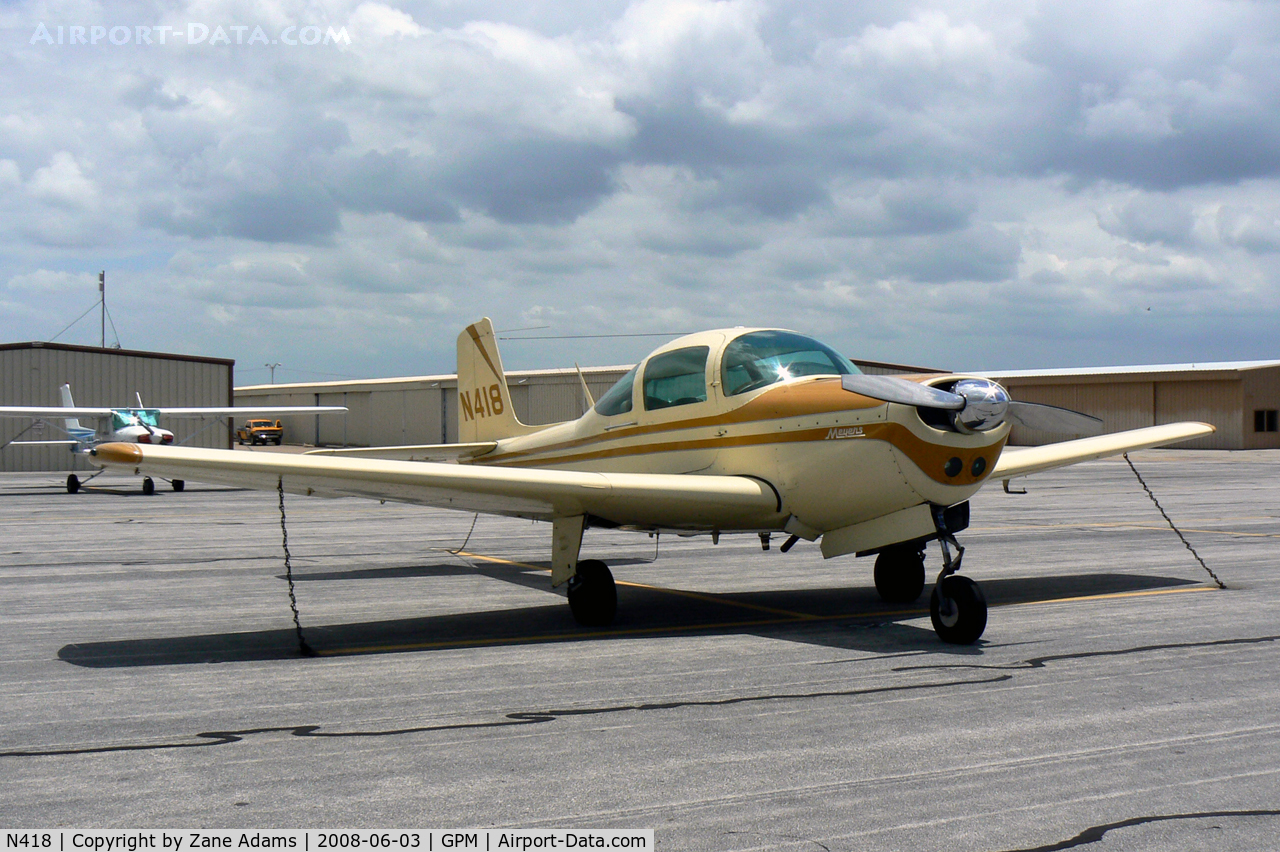 N418, 1966 Aero Commander 200D C/N 359, At Grand Prairie Municipal