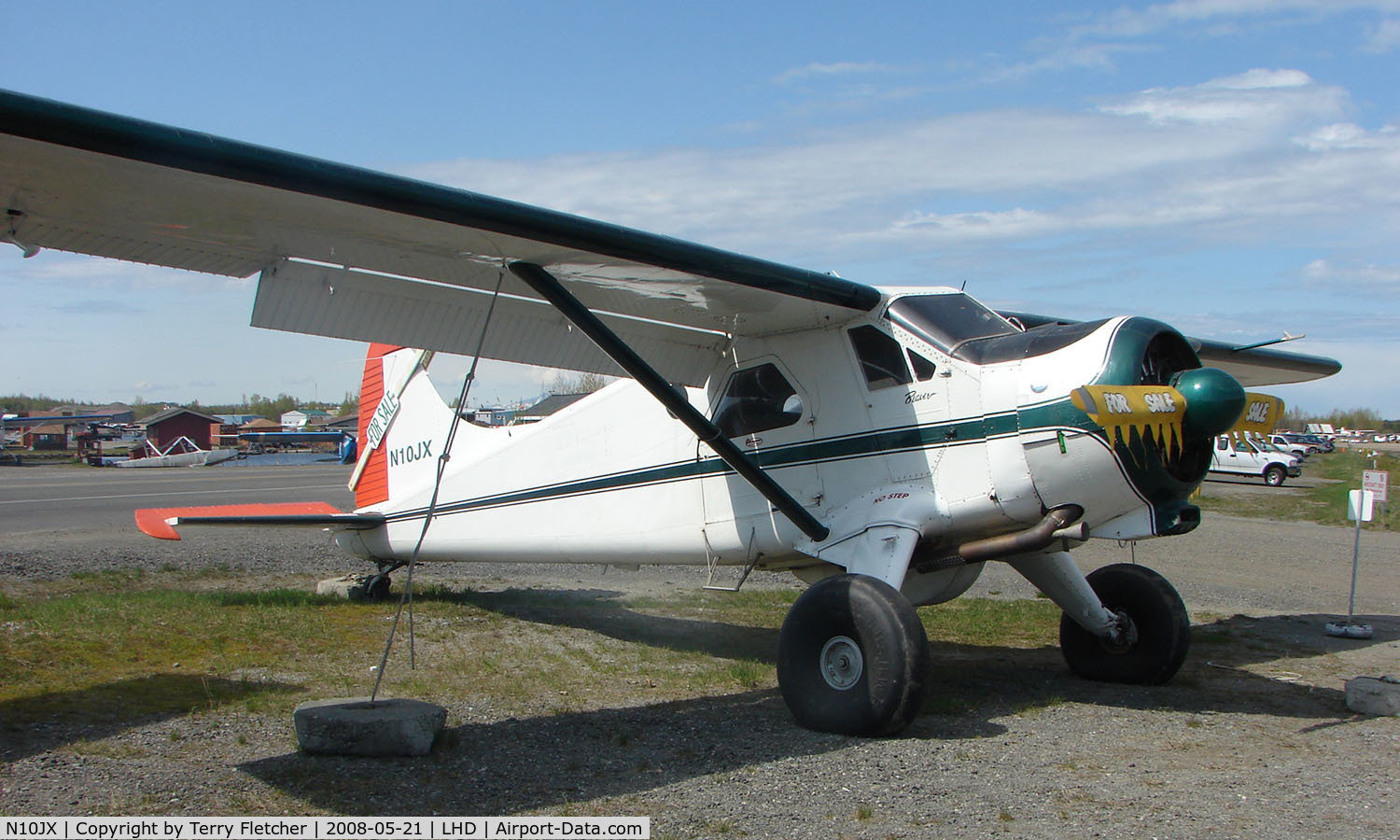 N10JX, 1956 De Havilland Canada DHC-2 MK 1 C/N 1036, 1956 DHC2 Beaver up 'FOR SALE '  at Lake Hood