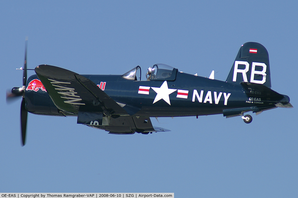 OE-EAS, 1945 Vought F4U-4 Corsair C/N 9149, Red Bull (The Flying Bulls) Vought Corsair