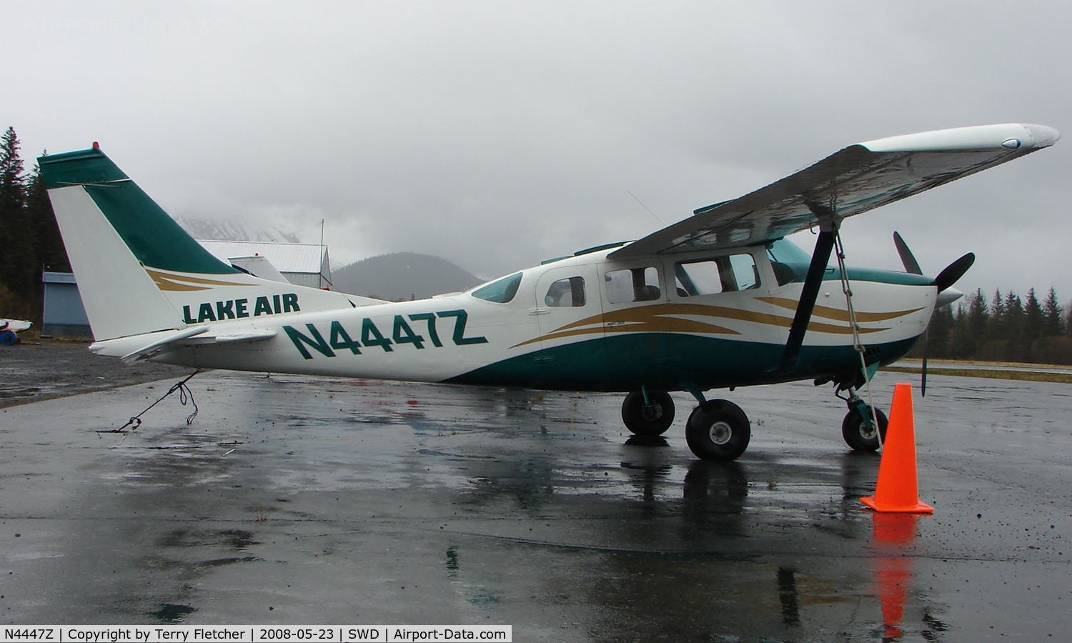 N4447Z, 1970 Cessna U206E Stationair C/N U2061479, Cessna U206E of Lake Air at Seward , Alaska