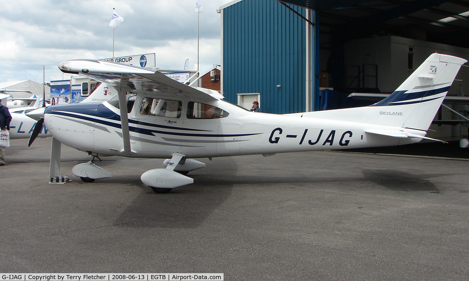 G-IJAG, 2005 Cessna 182T Skylane C/N 18281683, Aircraft on static display at AeroExpo 2008 at Wycombe Air Park , Booker , United Kingdom