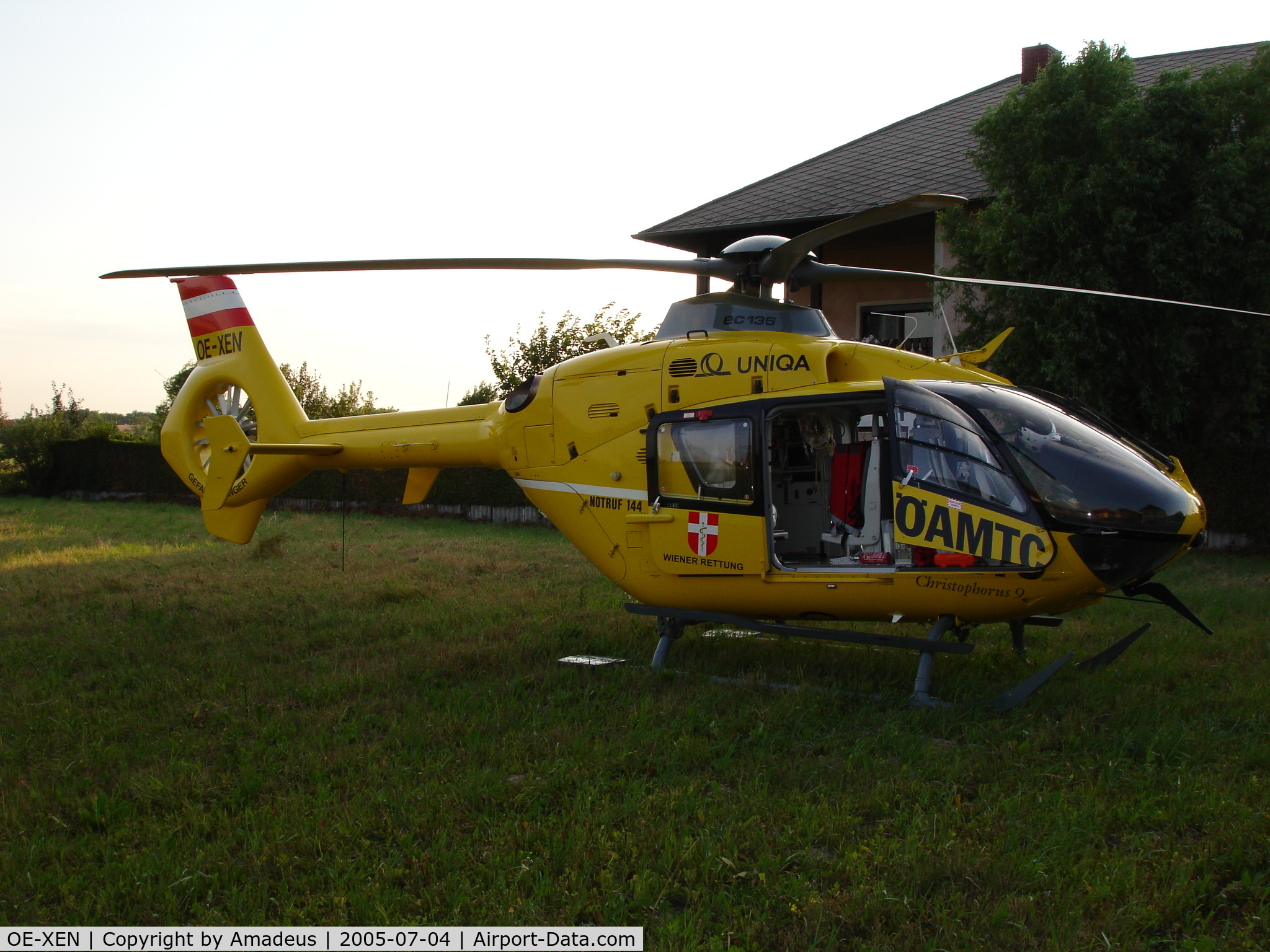 OE-XEN, 2001 Eurocopter EC-135T-2 C/N 0199, Rescue mission in my neighbourhood