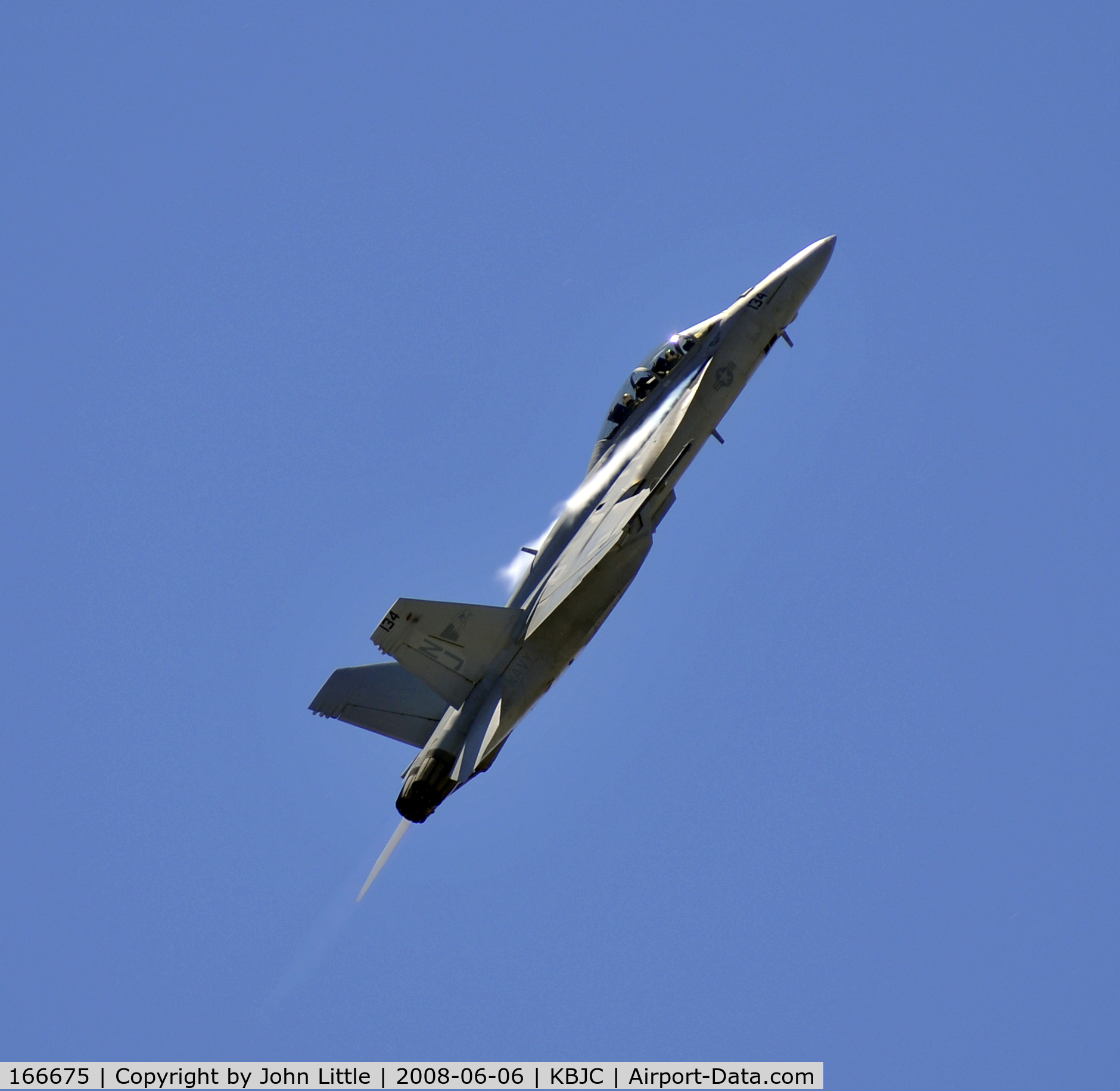 166675, Boeing F/A-18F Super Hornet C/N F153, F-18 Cleared to 15k feet