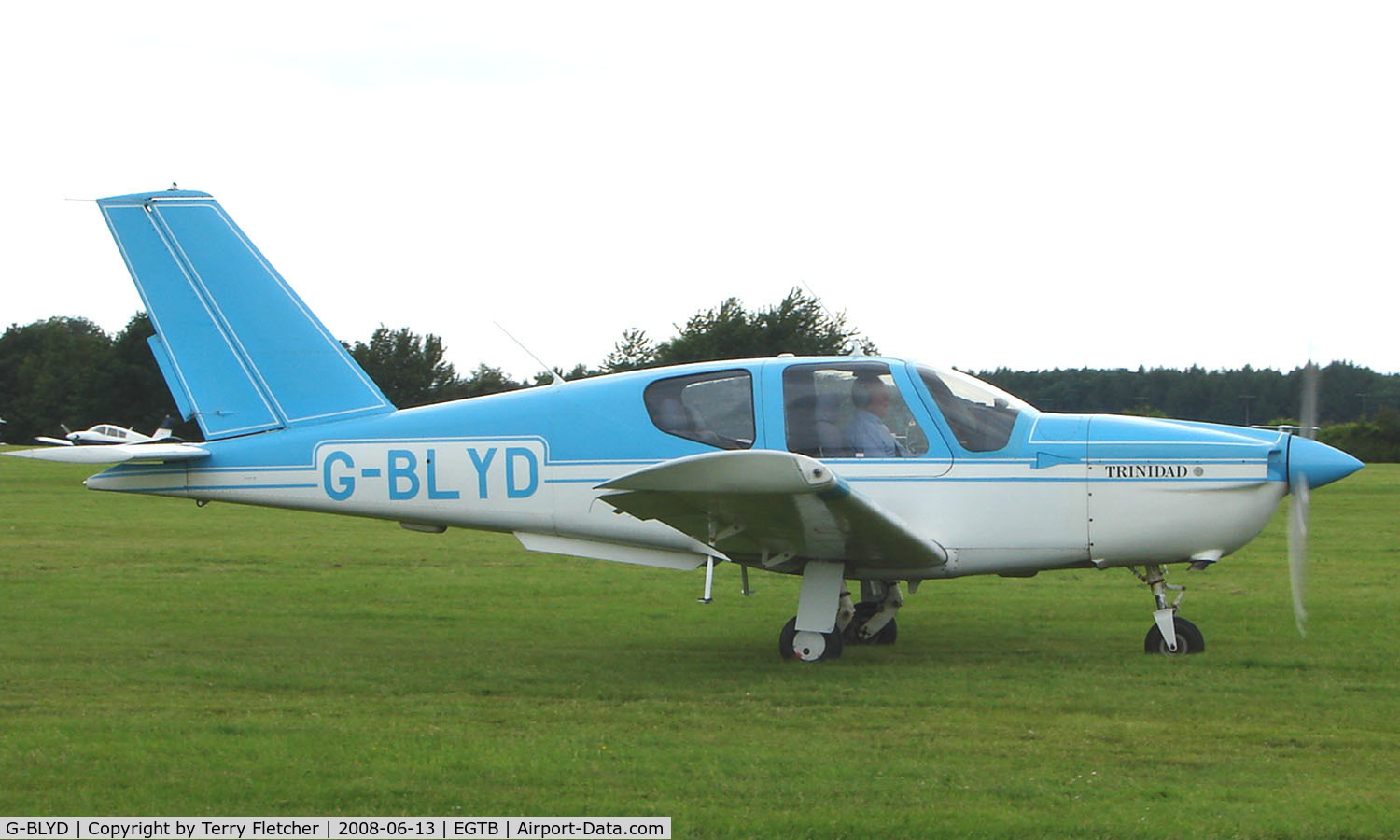 G-BLYD, 1985 Socata TB-20 Trinidad C/N 518, Visitor  during  AeroExpo 2008 at Wycombe Air Park , Booker , United Kingdom
