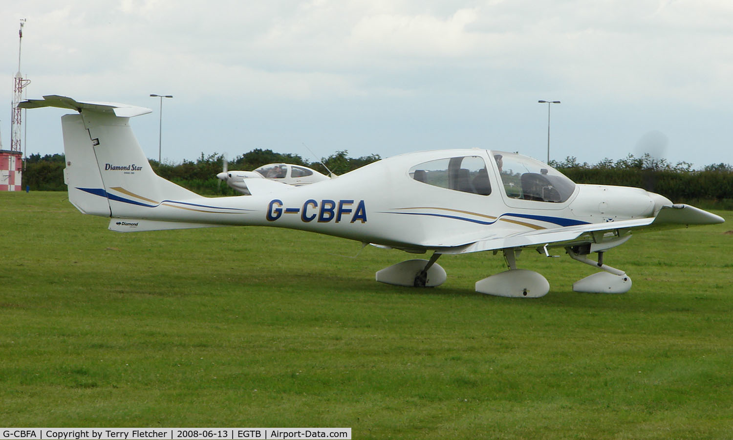 G-CBFA, 2001 Diamond DA-40 Diamond Star C/N 40.063, Visitor  during  AeroExpo 2008 at Wycombe Air Park , Booker , United Kingdom