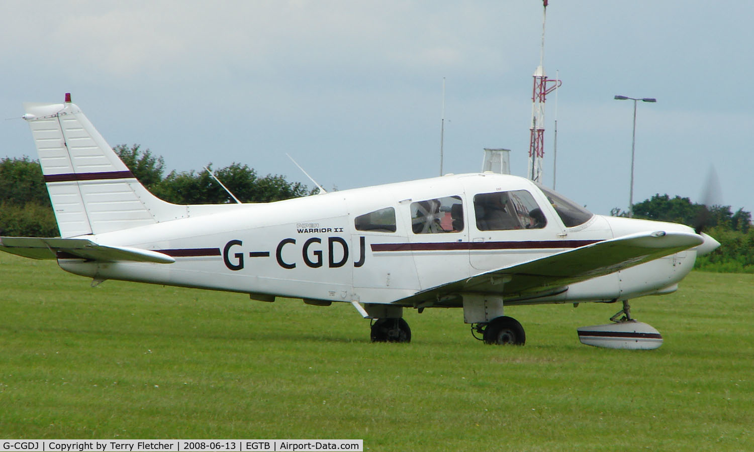 G-CGDJ, 1981 Piper PA-28-161 Cherokee Warrior II C/N 28-8116256, Visitor  during  AeroExpo 2008 at Wycombe Air Park , Booker , United Kingdom