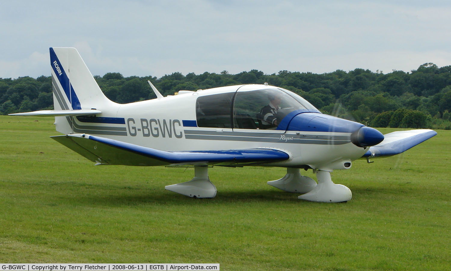 G-BGWC, 1979 Robin DR-400-180 Regent Regent C/N 1420, Visitor  during  AeroExpo 2008 at Wycombe Air Park , Booker , United Kingdom