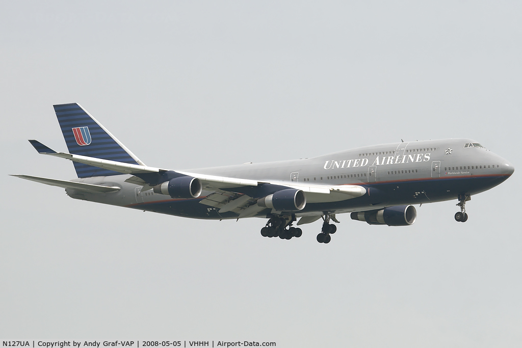 N127UA, 1999 Boeing 747-422 C/N 28813, United Airlines 747-400