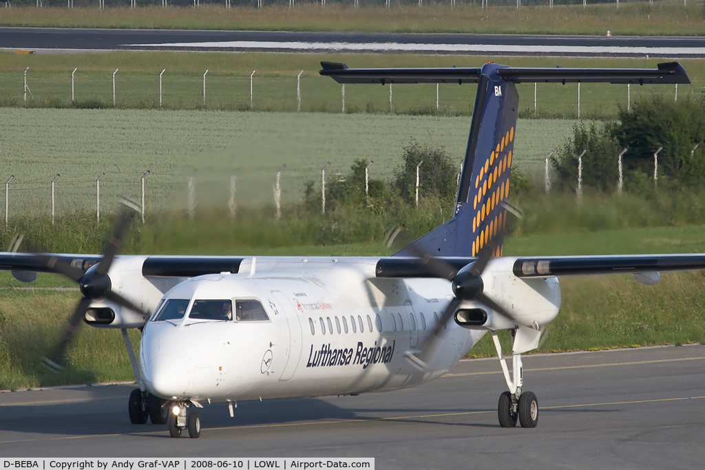 D-BEBA, 2000 De Havilland Canada DHC-8-311 Dash 8 C/N 545, Lufthansa Regional DHC 8-300