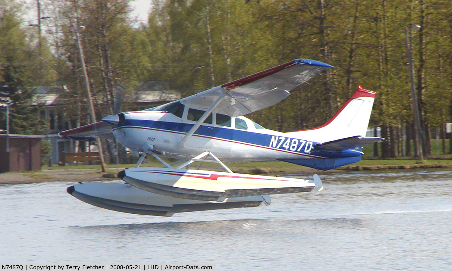 N7487Q, 1973 Cessna U206F Stationair C/N U20602221, Cessna 206 at Lake Hood