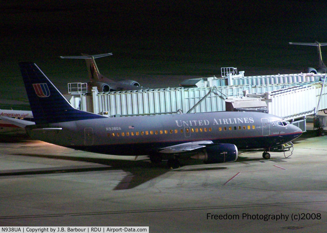 N938UA, 1992 Boeing 737-522 C/N 26671, N/A