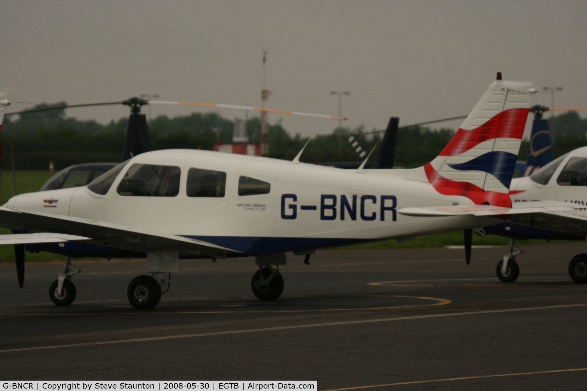 G-BNCR, 1980 Piper PA-28-161 Cherokee Warrior II C/N 28-8016111, Taken at Wycombe Air Park using my new Sigma 50 to 500 APO DG HSM lens (The Beast)
