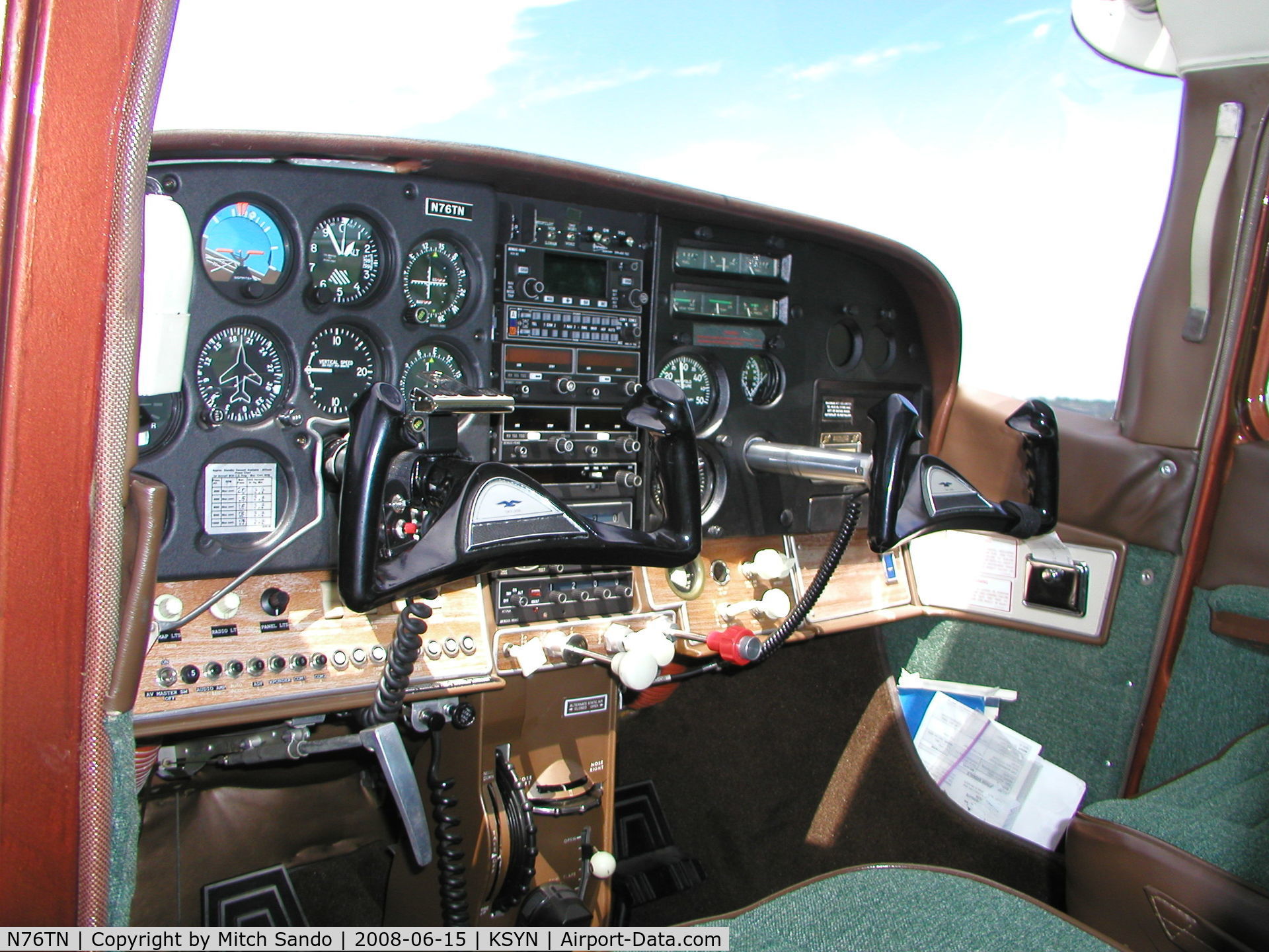 N76TN, 1966 Cessna 182K Skylane C/N 18257836, Stanton Father's Day Fly-In 2008.