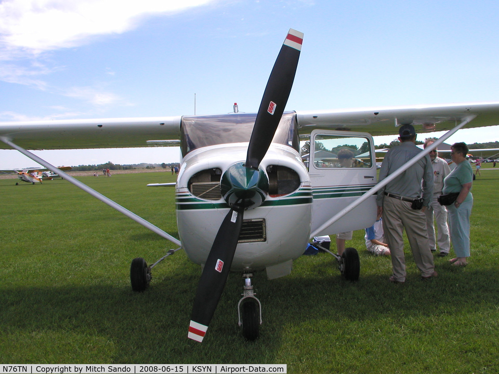 N76TN, 1966 Cessna 182K Skylane C/N 18257836, Stanton Father's Day Fly-In 2008.