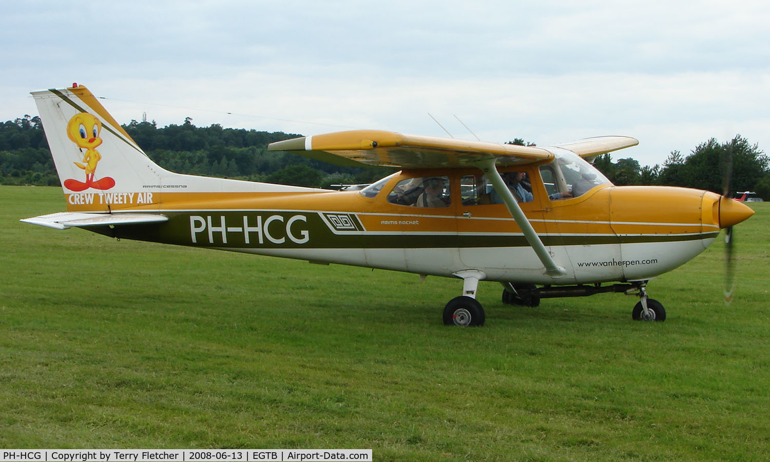 PH-HCG, Reims FR172J Reims Rocket C/N 0400, Visitor  during  AeroExpo 2008 at Wycombe Air Park , Booker , United Kingdom