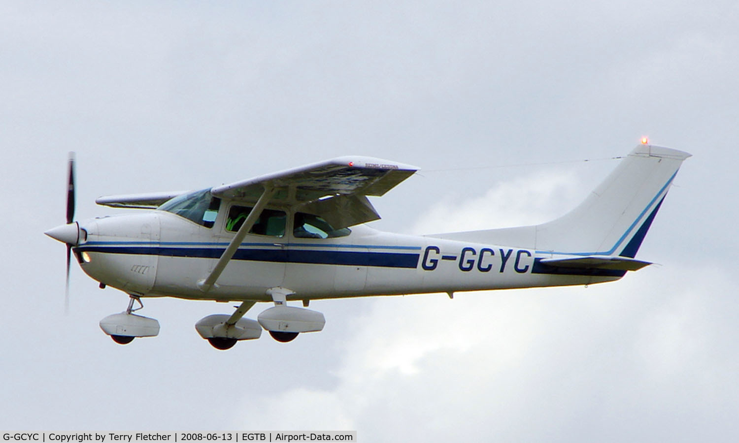 G-GCYC, 1980 Reims F182Q Skylane C/N 0157, Visitor  during  AeroExpo 2008 at Wycombe Air Park , Booker , United Kingdom