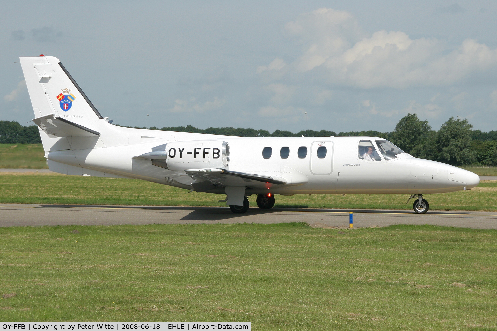 OY-FFB, 1981 Cessna 500 Citation 1 C/N 500-0406, Nice visitor