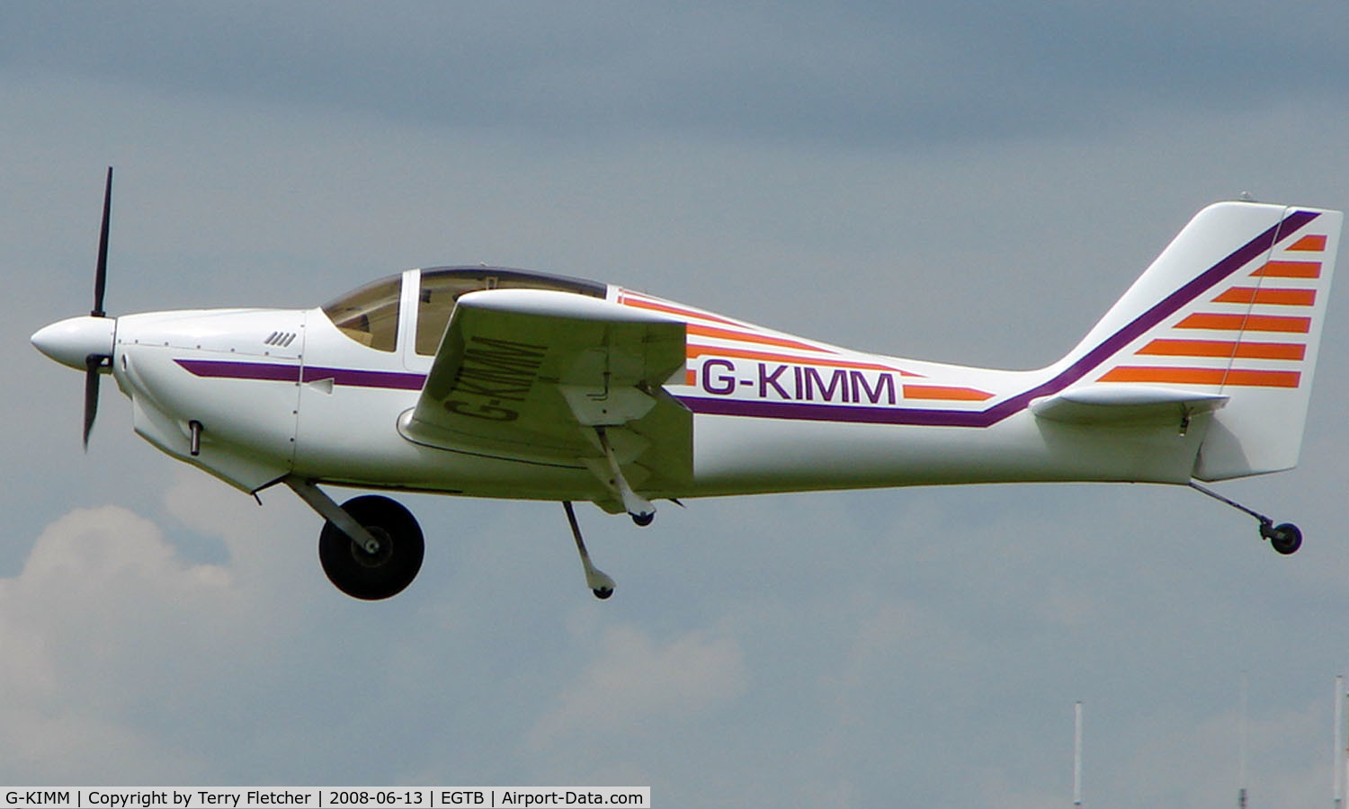 G-KIMM, 2001 Europa XS Monowheel C/N PFA 247-13404, Visitor  during  AeroExpo 2008 at Wycombe Air Park , Booker , United Kingdom