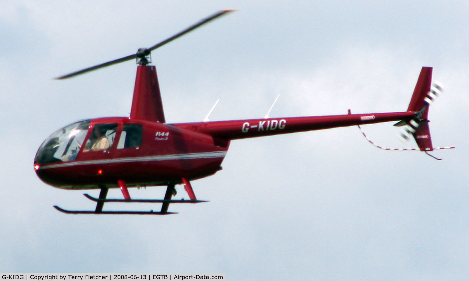 G-KIDG, 2007 Robinson R44  Raven II C/N 11836, Visitor  during  AeroExpo 2008 at Wycombe Air Park , Booker , United Kingdom