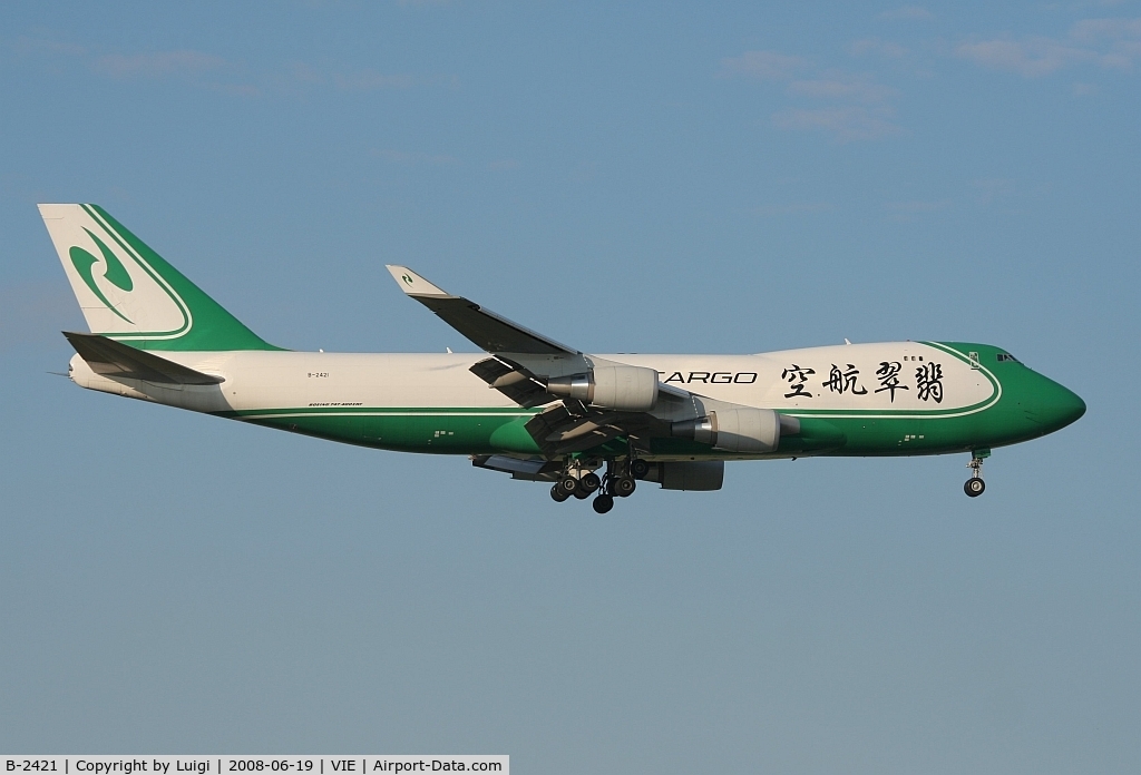 B-2421, 2007 Boeing 747-4EVF/ER/SCD C/N 35169, Jade Cargo 747-400F