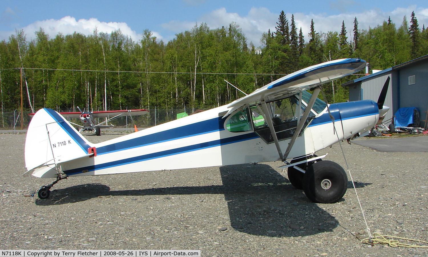N7118K, 1950 Piper PA-18 C/N 18-336, 1950 Piper Pa-18 at Wasilla AK