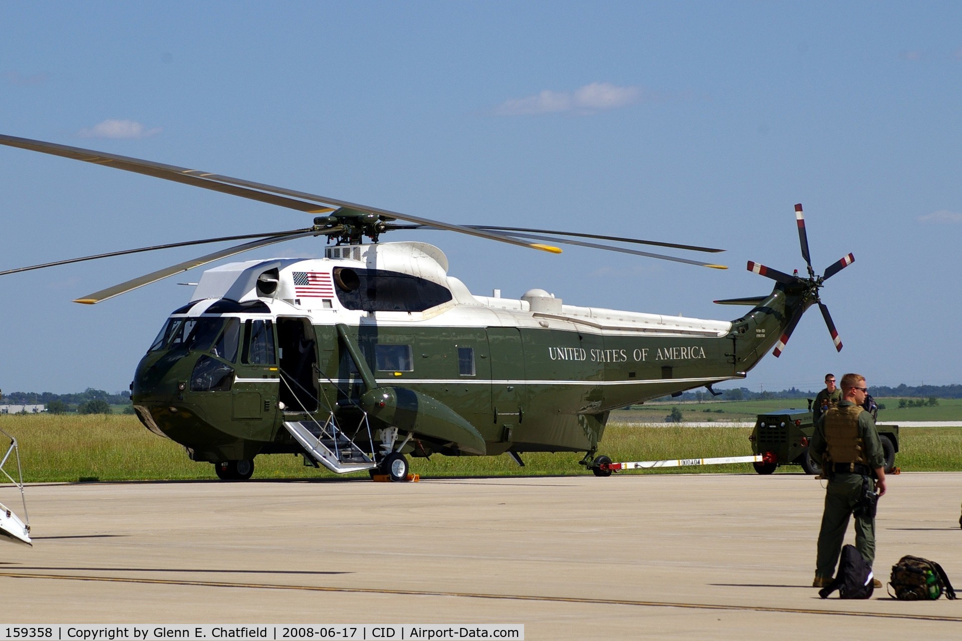 159358, Sikorsky VH-3D Sea King C/N 61732, One of two VH-3Ds for Presidential movement