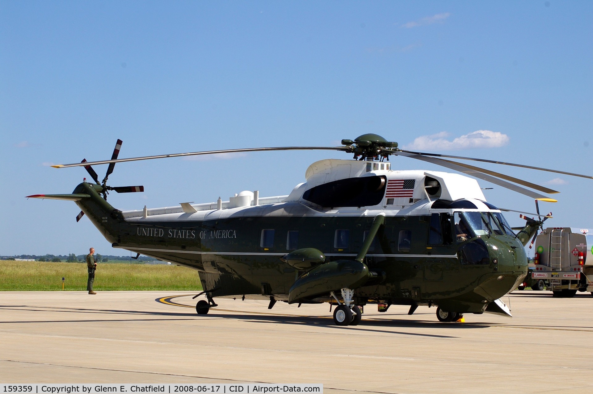 159359, Sikorsky VH-3D Sea King C/N 61733, One of two VH-3Ds for Presidential movement