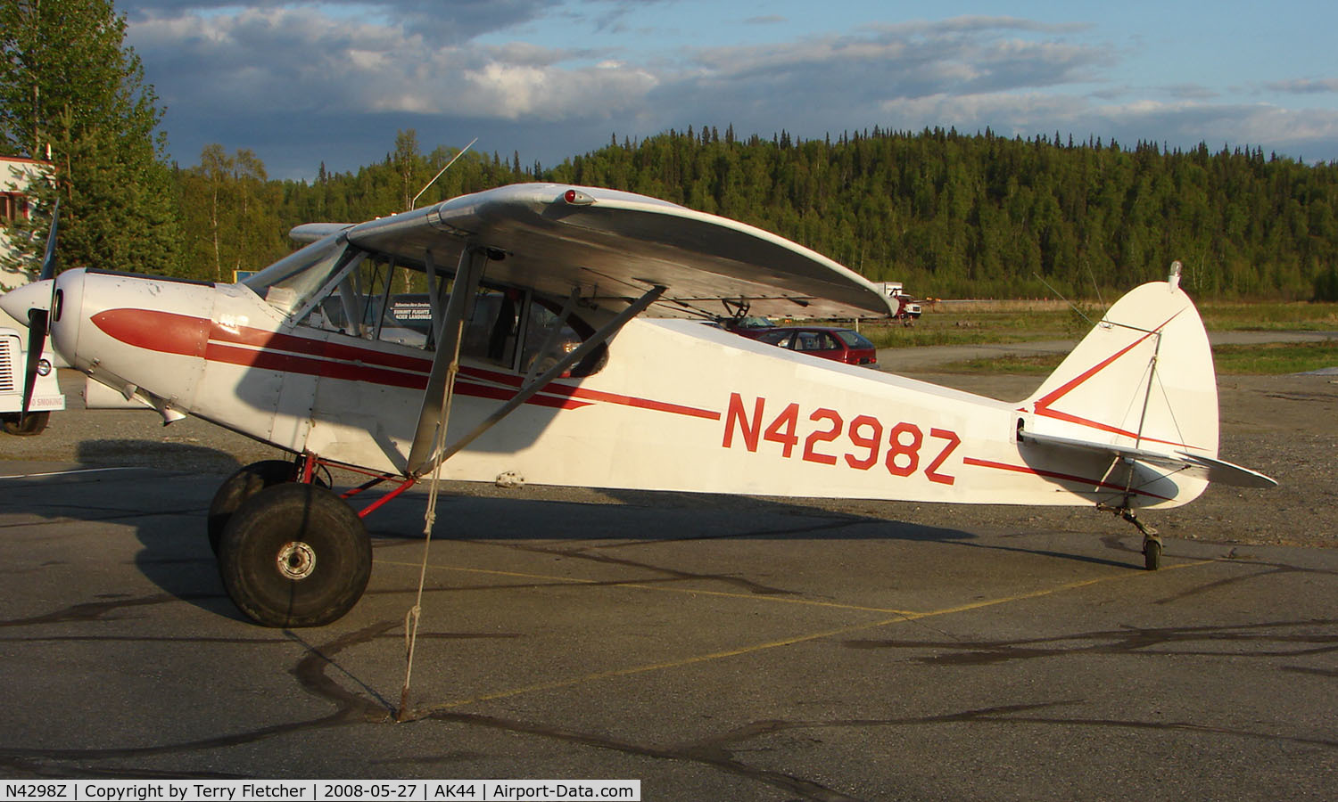 N4298Z, 1967 Piper PA-18-150 Super Cub C/N 18-8555, Piper Pa-18-150 at Talkeetna Village Strip