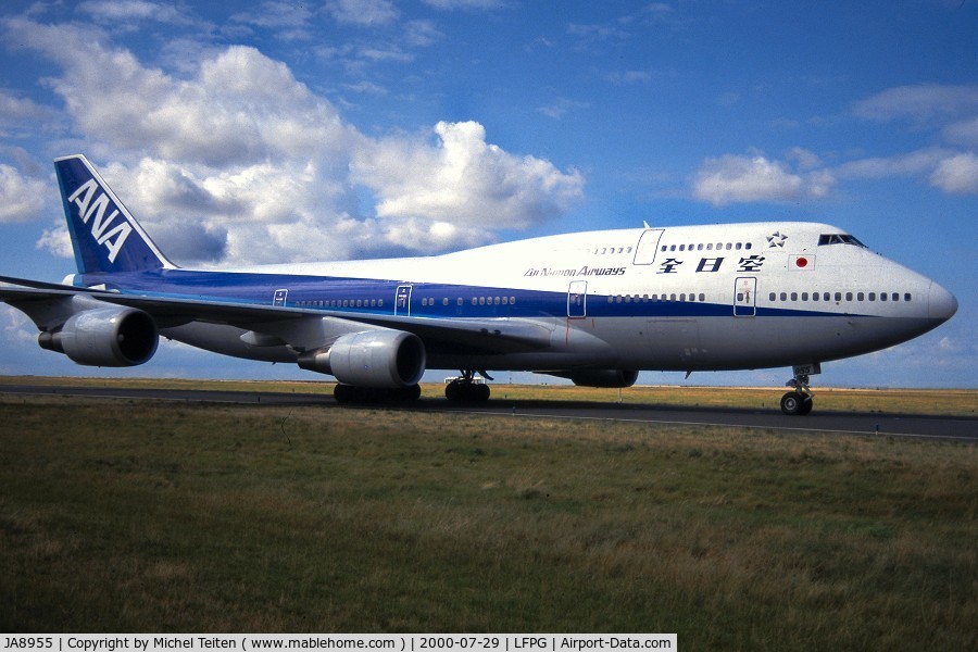 JA8955, Boeing 747-481 (D) C/N 25639, All Nippon Airways