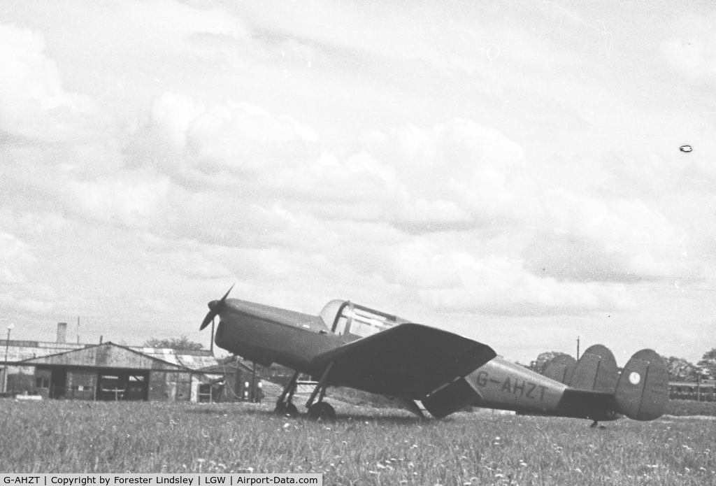 G-AHZT, Miles M38 Messenger 2A C/N 6334, Taken at Gatwick 1940s