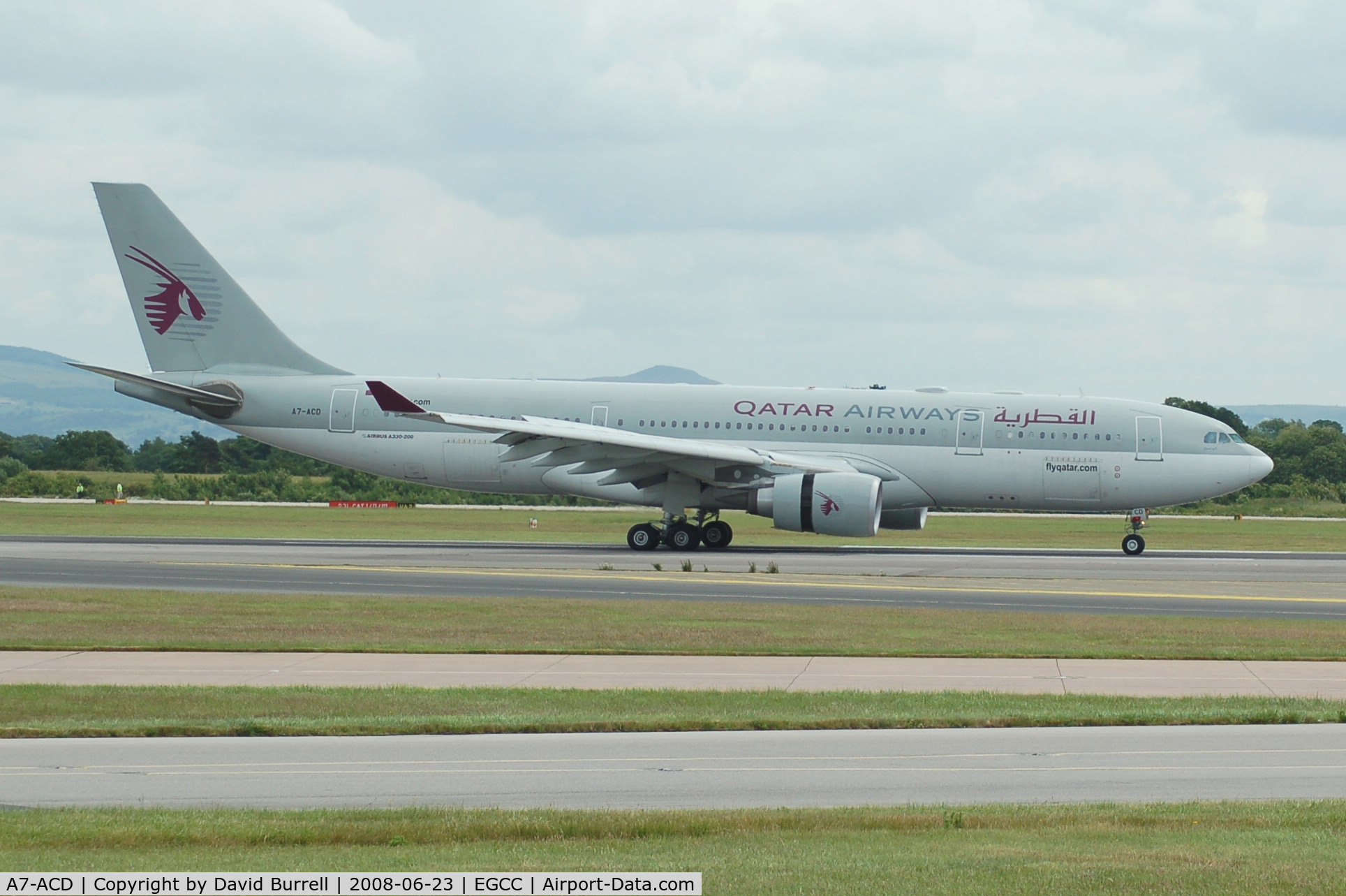 A7-ACD, 2003 Airbus A330-202 C/N 521, Qatar Airways -Landing