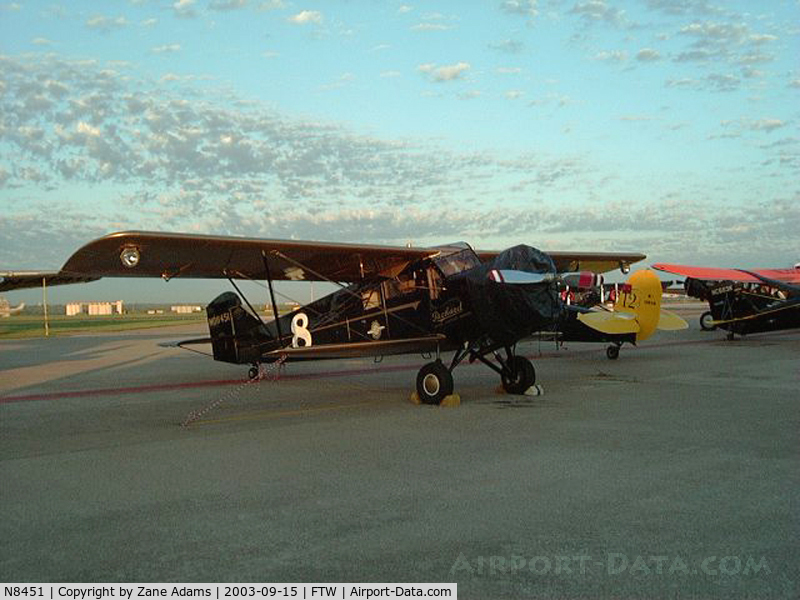 N8451, 1929 Buhl CA-3E C/N 57, National Air Tour stop at Ft. Worth Meacham Field - 2003