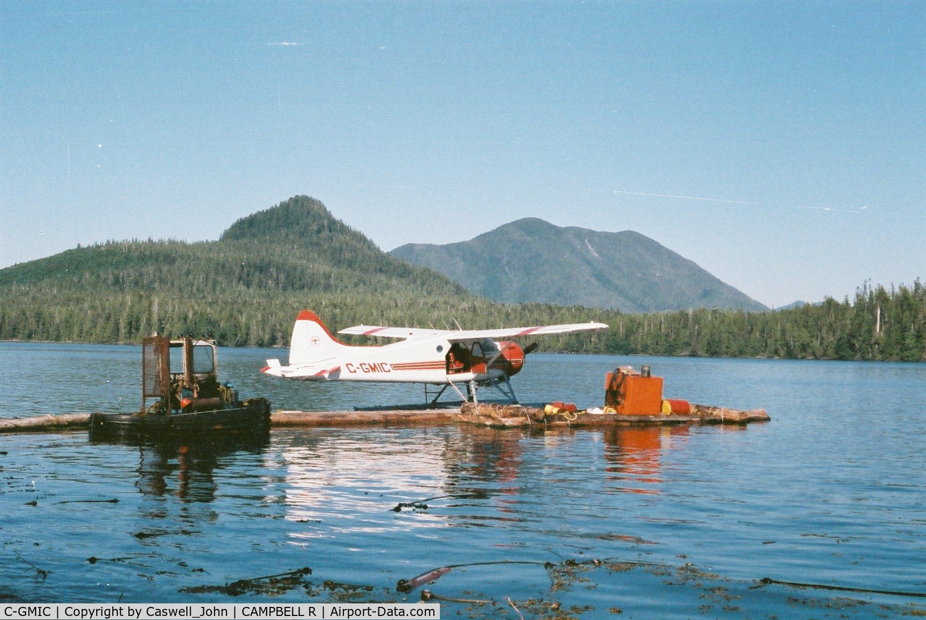 C-GMIC, 1955 De Havilland Canada DHC-2 Beaver Mk.1 C/N 791, Lady Douglas Island, B.C. Central Coast