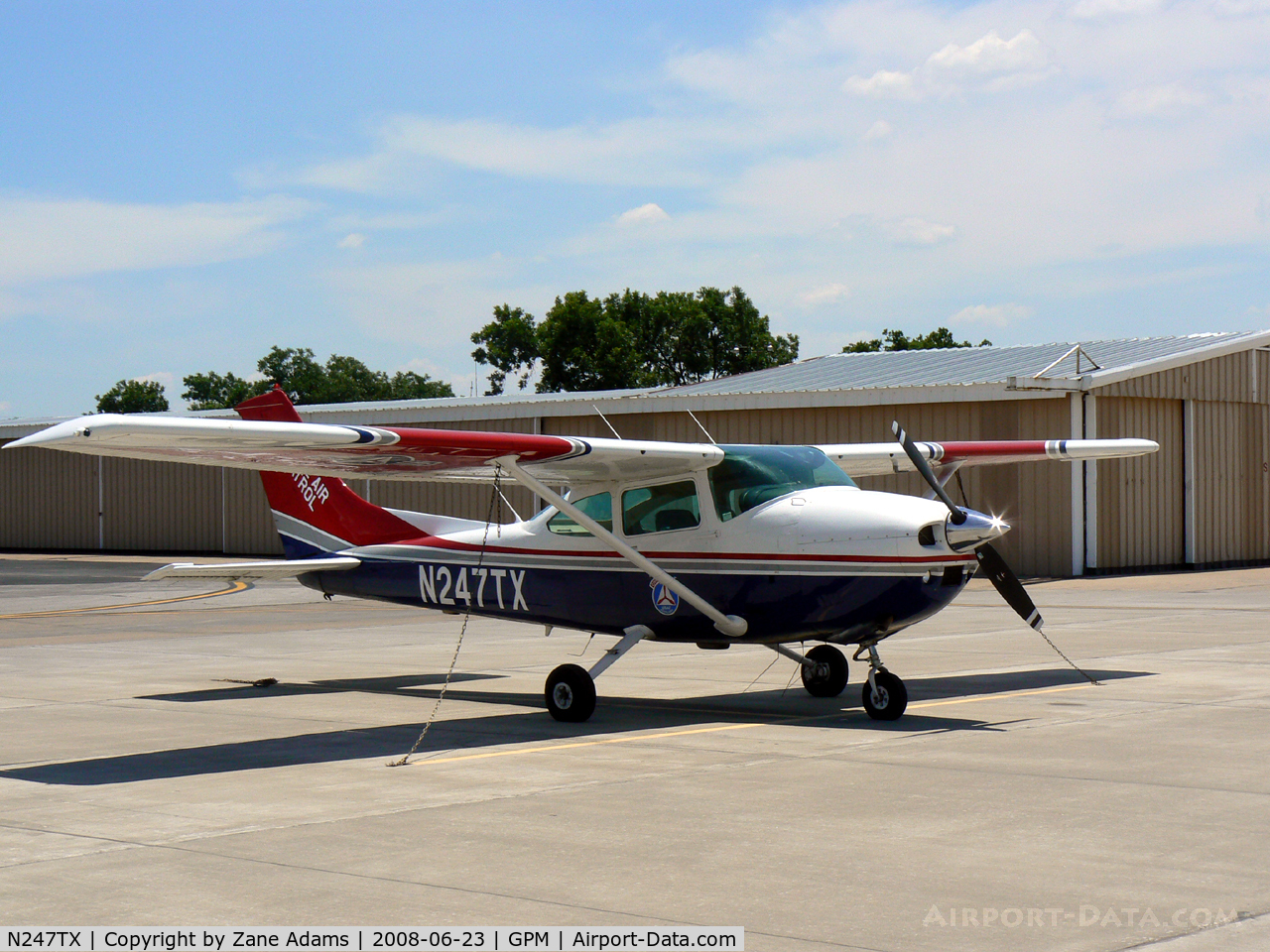N247TX, 1979 Cessna 182Q Skylane C/N 18267139, Civil Air Patrol at Grand Prairie Municipal