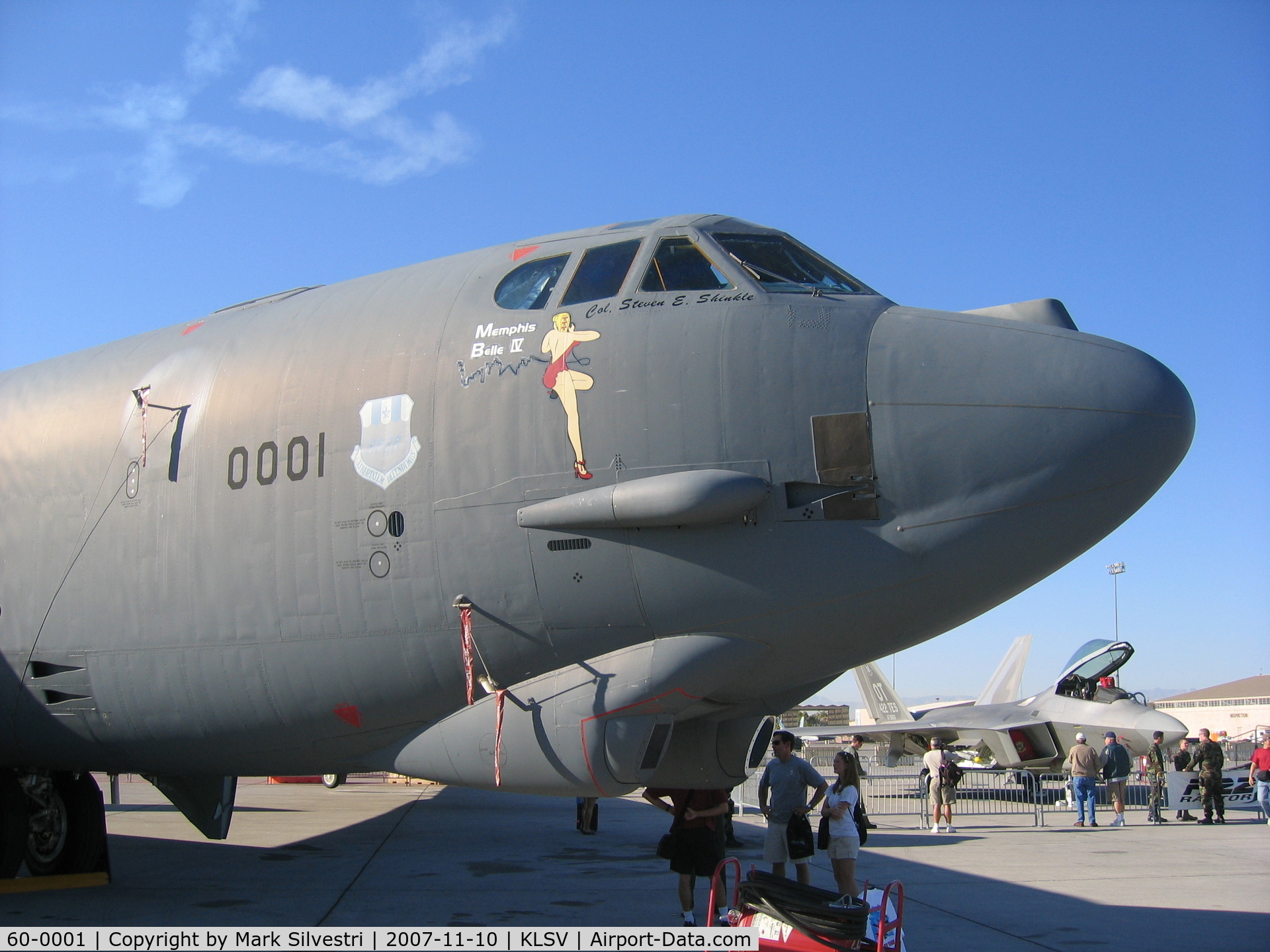 60-0001, 1960 Boeing B-52H Stratofortress C/N 464366, Nellis 2007