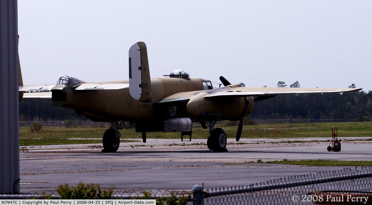 N7947C, 1944 North American B-25J Mitchell Mitchell C/N Not found 44-30129/N7947C, Undergoing restoration at this point