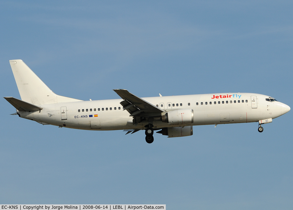 EC-KNS, 1990 Boeing 737-4YO C/N 24690, Operated by Futura.