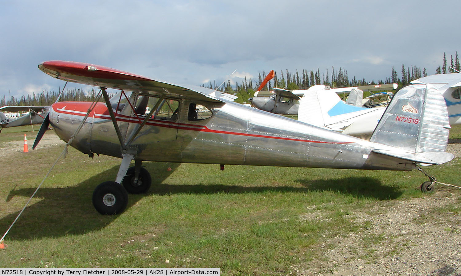 N72518, 1946 Cessna 140 C/N 9688, 1946 Cessna 140 at Chena Marina Fairbanks