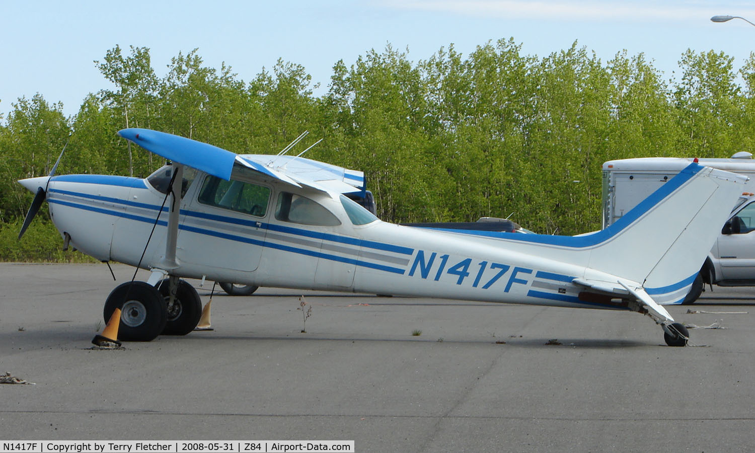 N1417F, 1966 Cessna 172H C/N 17254912, Cessna 172 at Clear Airport AK