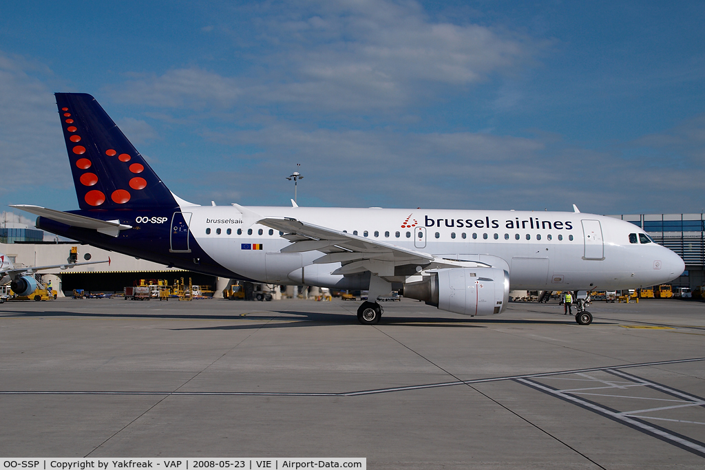 OO-SSP, 1996 Airbus A319-113 C/N 644, Brussels Airlines AIrbus 319
