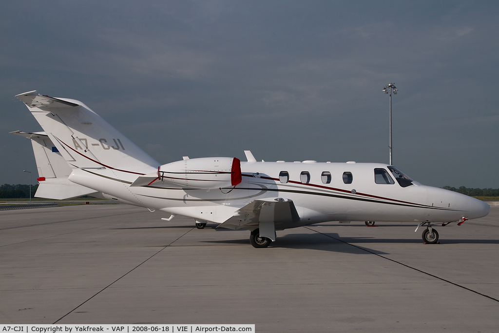 A7-CJI, 2007 Cessna 525 CitationJet CJ1+ C/N 525-0646, Cessna 525 Citationjet