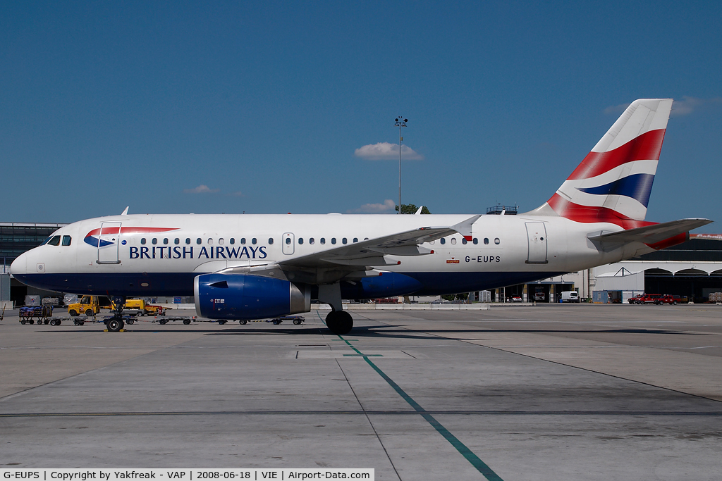 G-EUPS, 2000 Airbus A319-131 C/N 1338, British Airways Airbus 319