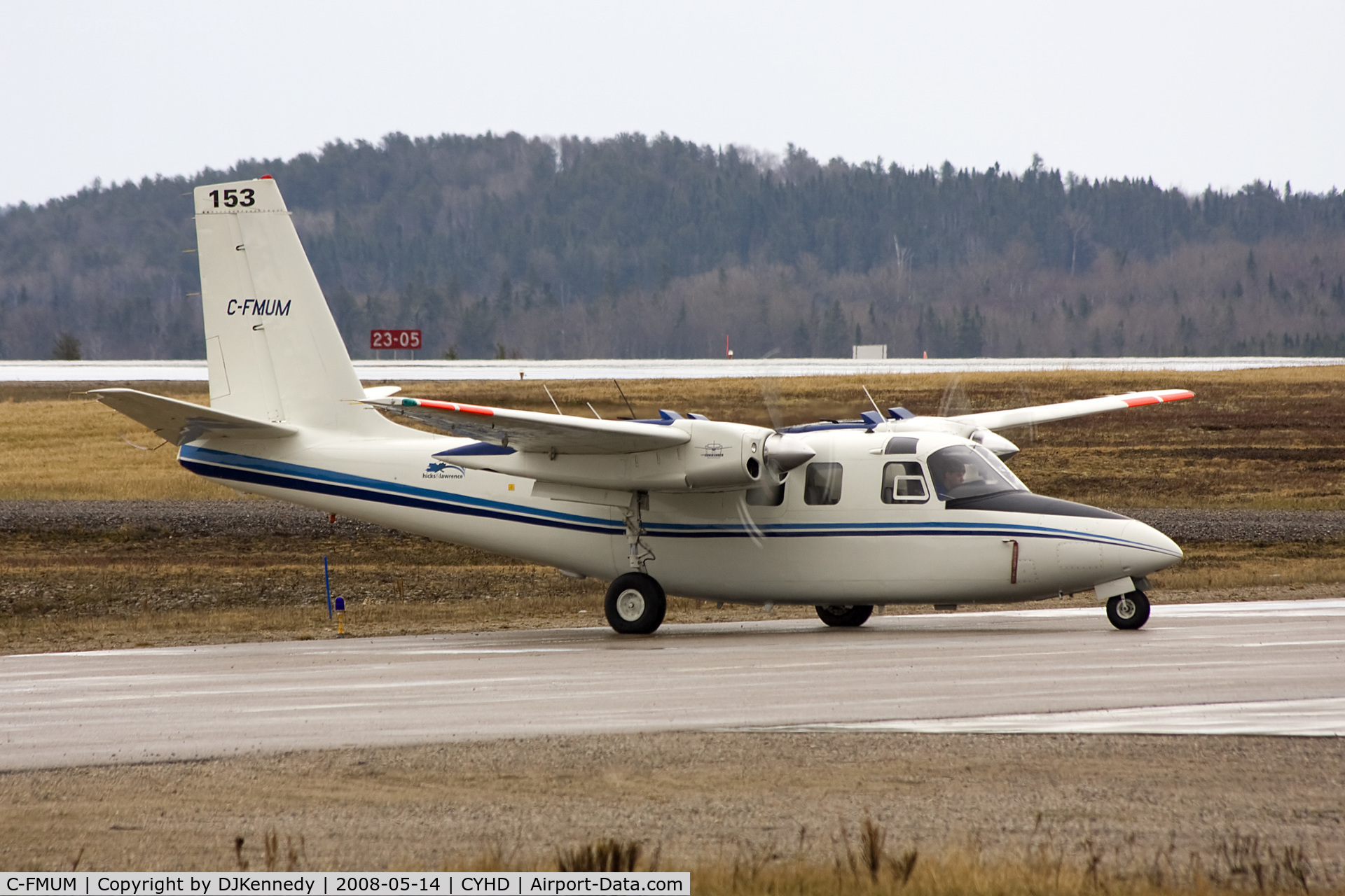 C-FMUM, 1971 Aero Commander 500S Shrike Commander C/N 3103, New paint, same owner